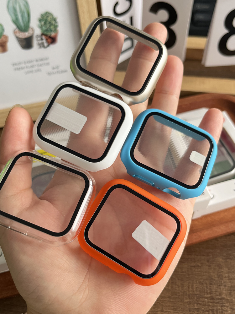 Smartwatch New Watches - Tempered Glass+Cover For Apple Watch series