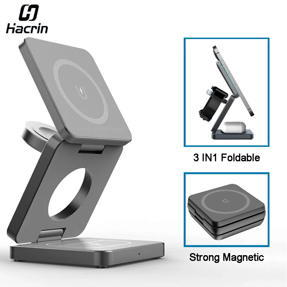 Smartwatch Apple Watch - Wireless Charger 3 in 1 Foldable