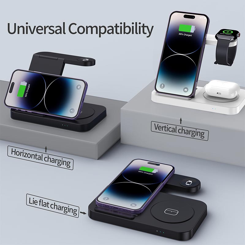 Smartwatch Apple Watch - 4 in 1 Foldable Wireless Charging