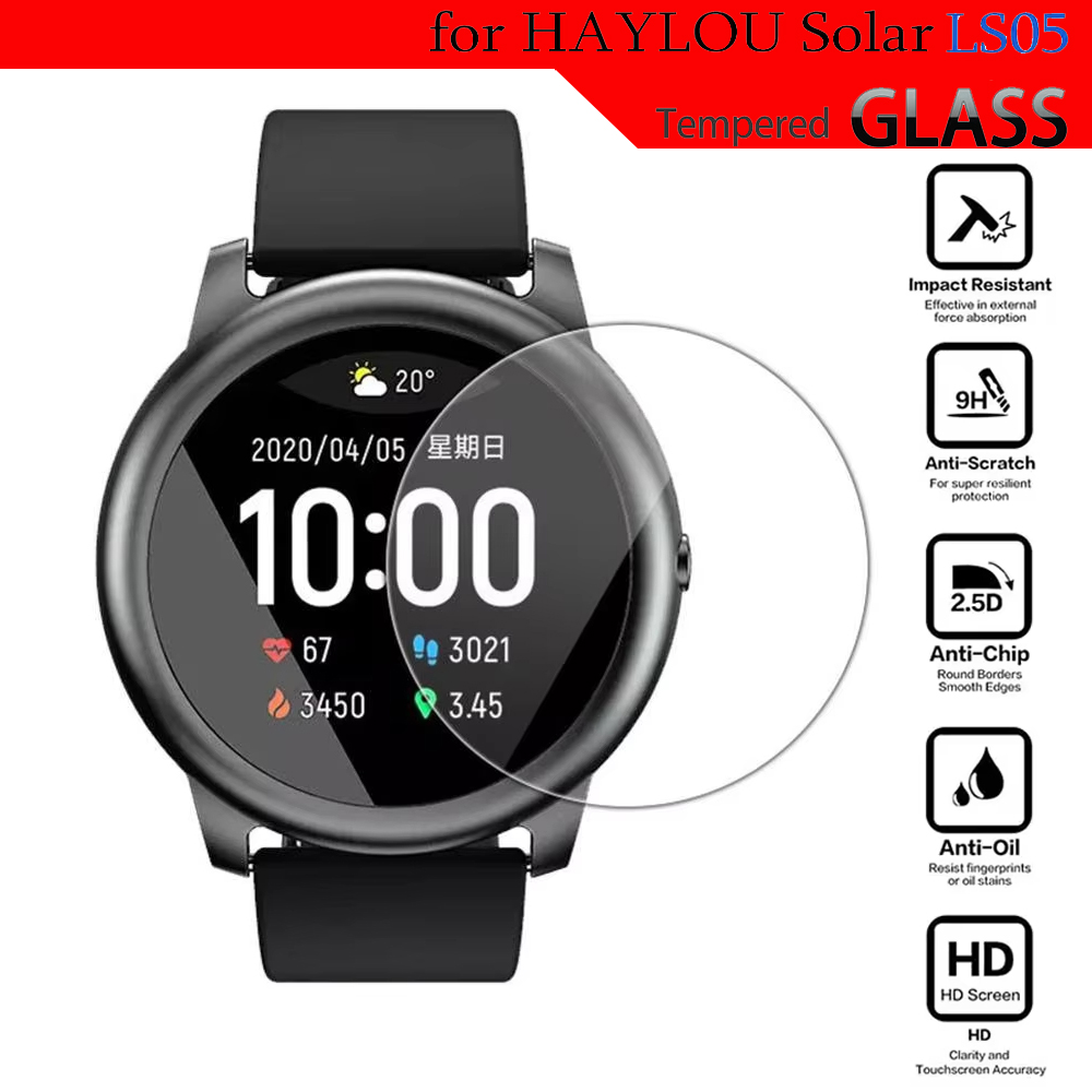 Smart Watch Screen Protector - Tempered Glass For HayLou Solar LS05