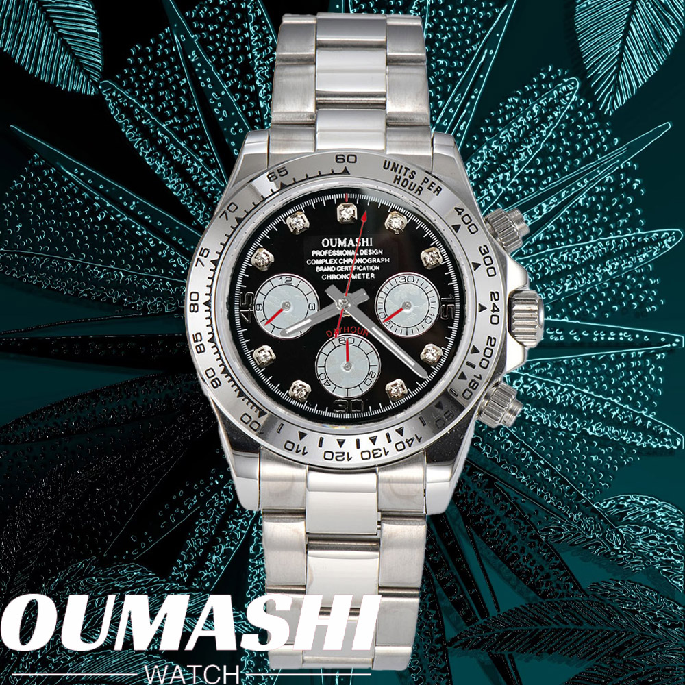 Luxury Ceramic Watch - Luxury VK63 WATCH 39.3mm quartz Chronograph