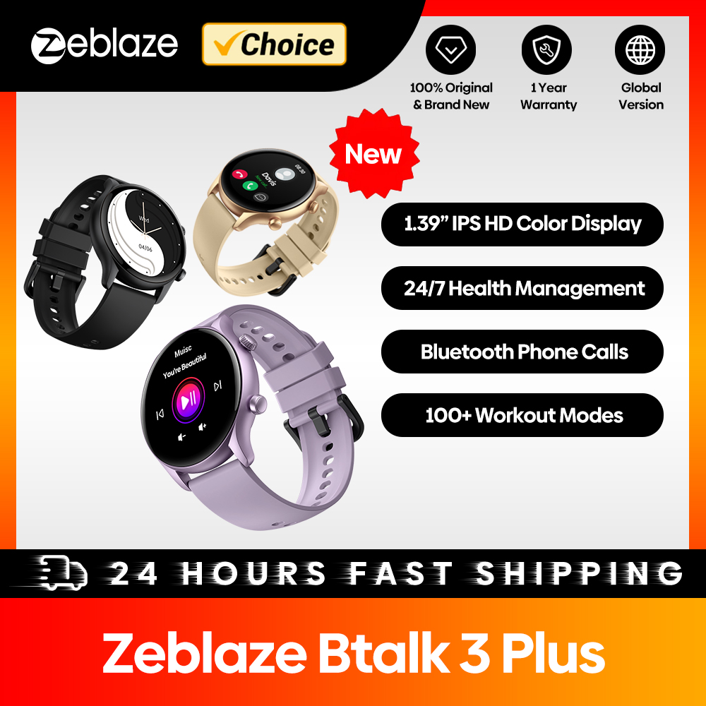 Hybrid Smartwatch - New Zeblaze Btalk 3 Plus Voice
