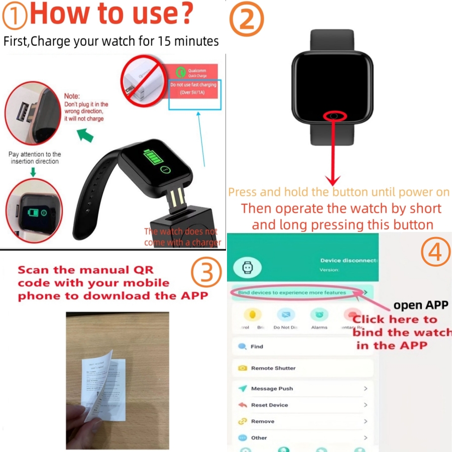 Multifunction Smart Watch For  - Watch Smart Y68 recension och pris