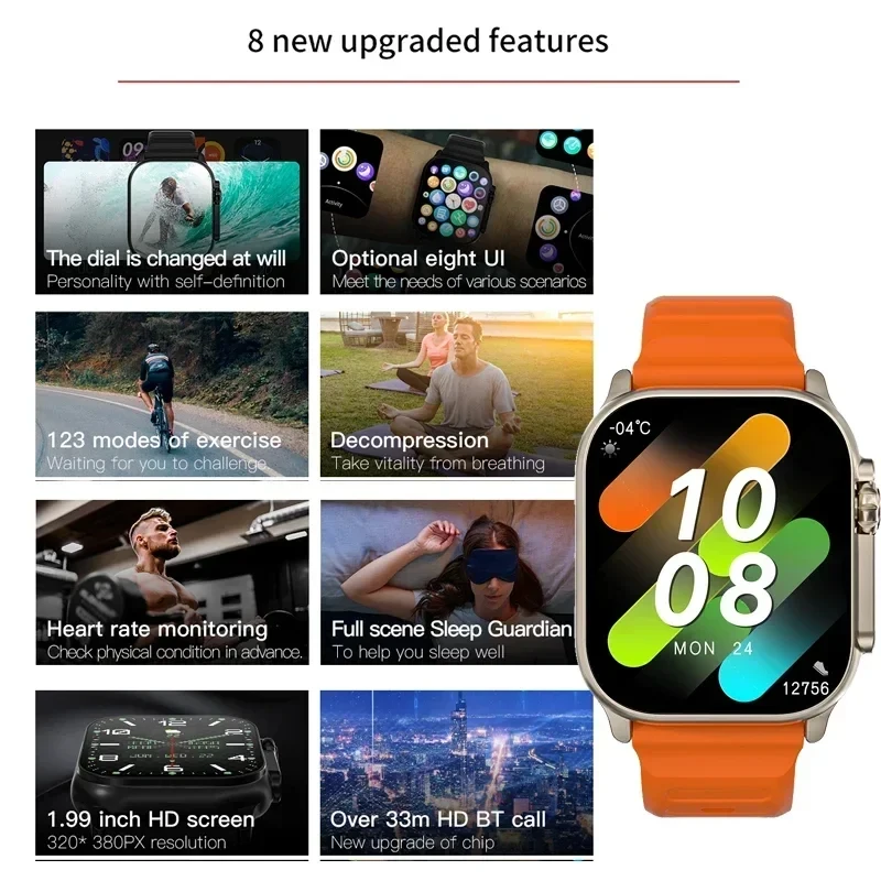 New Watch T10 Ultra Smart Watc - Smartwatch Watches For Women With Gps recension och pris