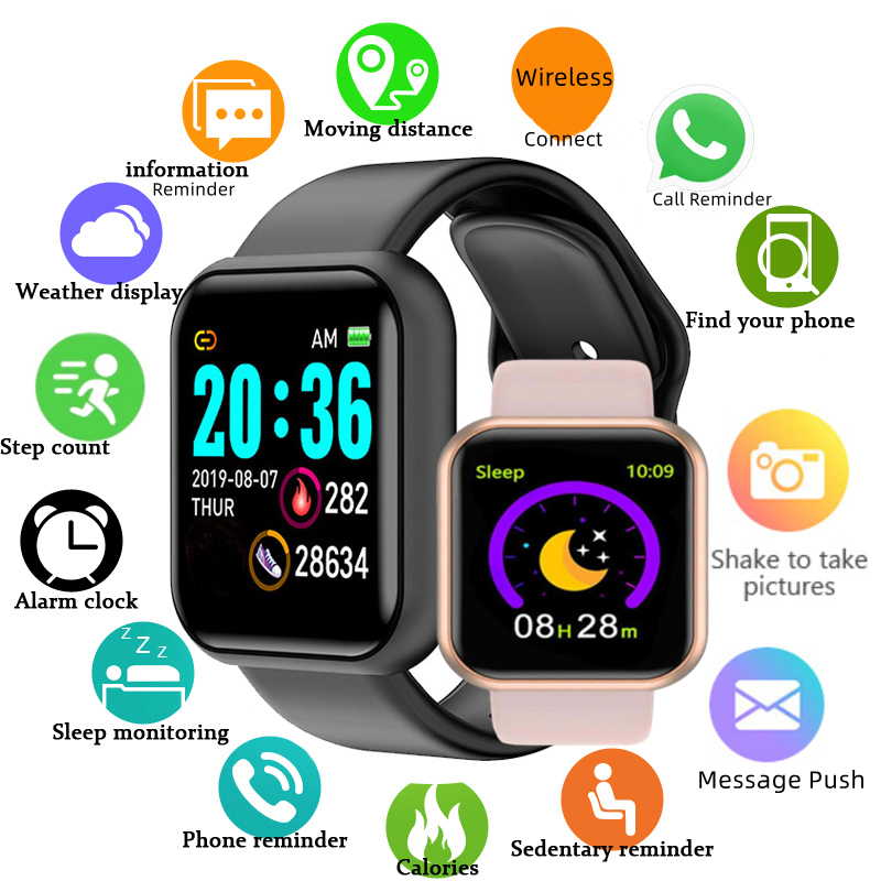 Multi-color Smart Watch For Ch - Watch Smart Y68 recension och pris