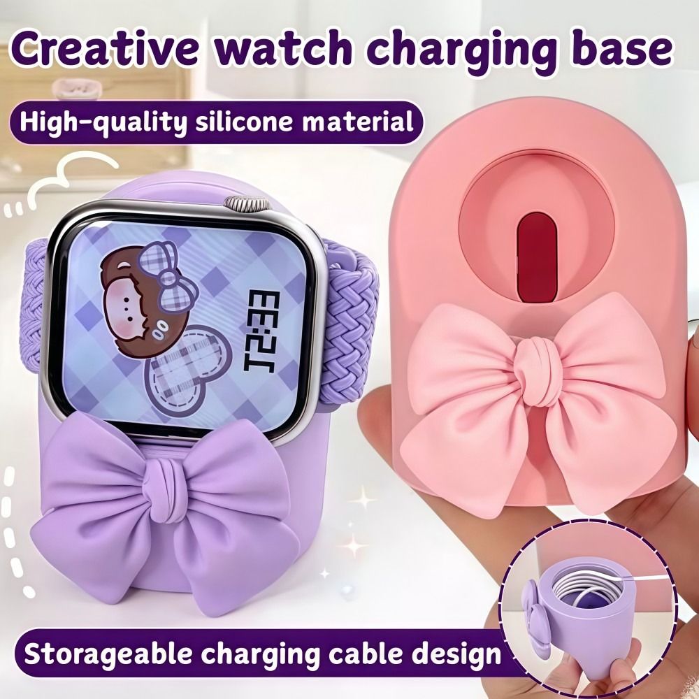 Bow Smart Watch Charger Stand  - Smartwatch Apple Watch recension och pris