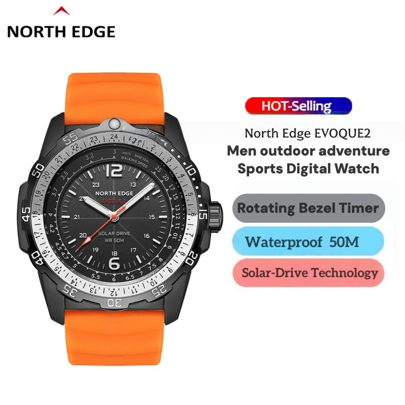 NORTH EDGE Men Outdoor Digital - Smartwatch Digital Watches For Men recension och pris