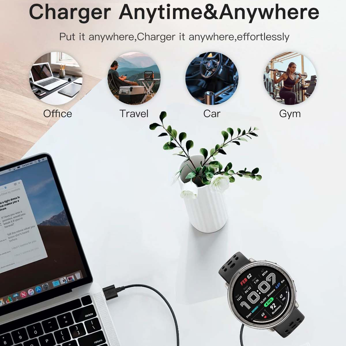Charging Base For Amazfit Acti - Smartwatch Watches Amazfit recension och pris