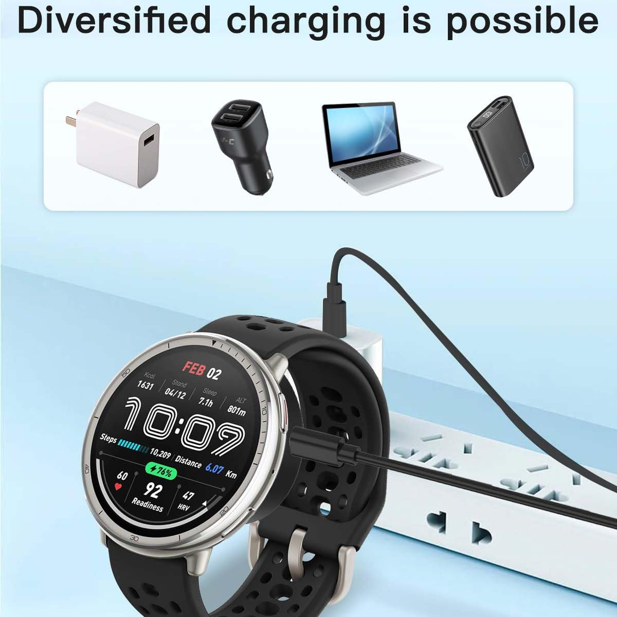 Charging Base For Amazfit Acti - Smartwatch Watches Amazfit recension och pris