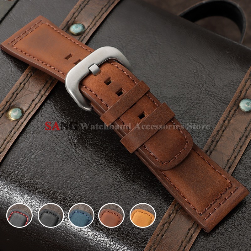 28mm Vintage Leather Watchband - Watches Rolex Smartwatch recension och pris
