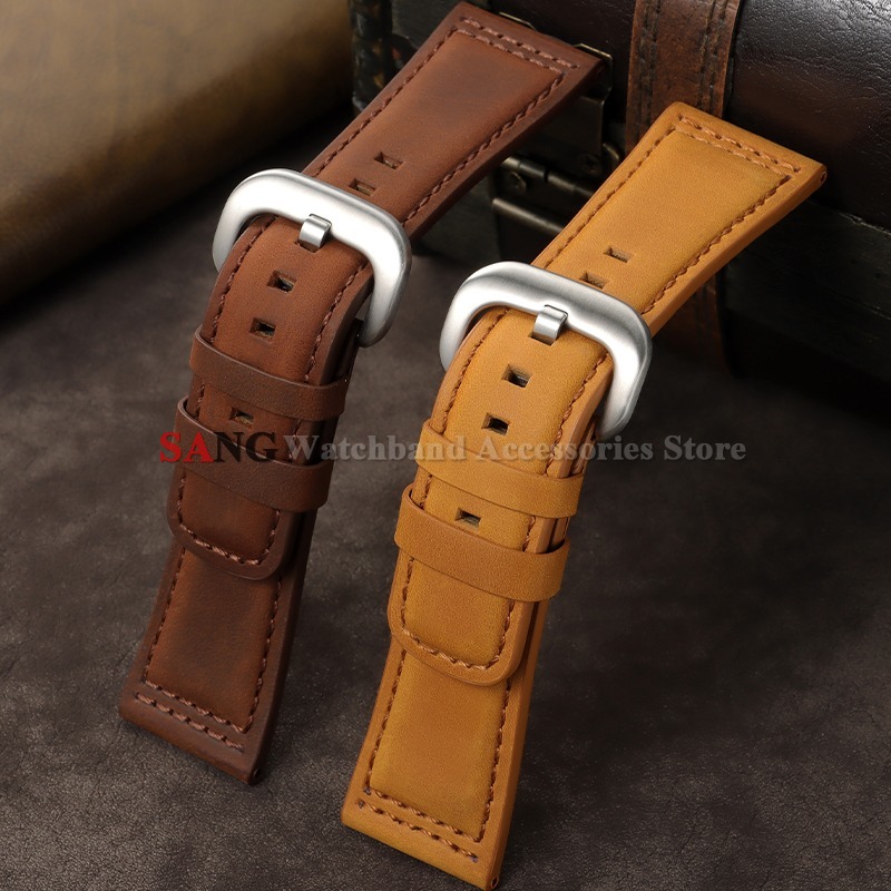 28mm Vintage Leather Watchband - Watches Rolex Smartwatch recension och pris