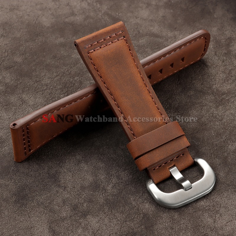 28mm Vintage Leather Watchband - Watches Rolex Smartwatch recension och pris
