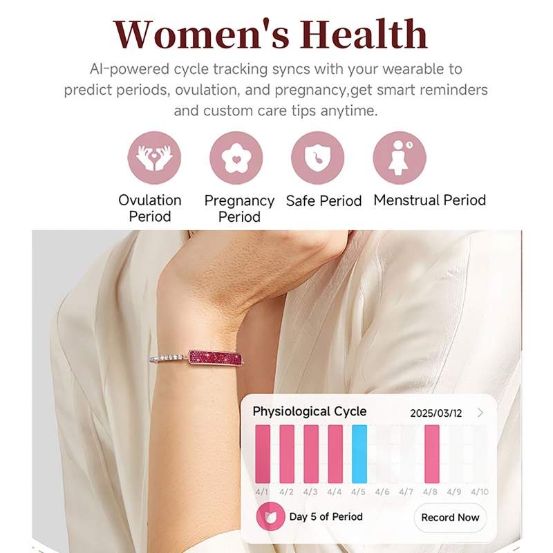 Women's Smart Bracelet with He - Couple Watches Smartwatch recension och pris