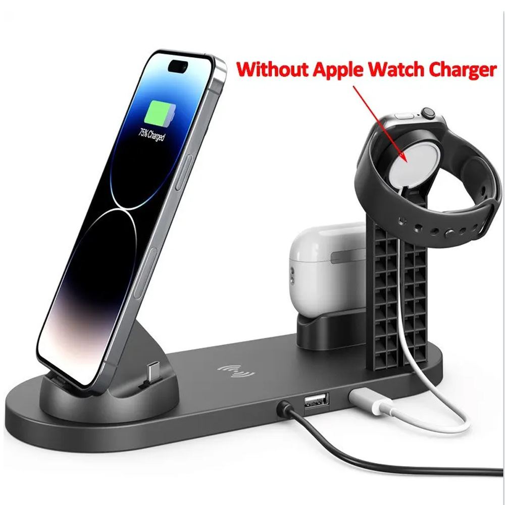 30W 7 in 1 Wireless Charger St - Smartwatch Apple Watch recension och pris