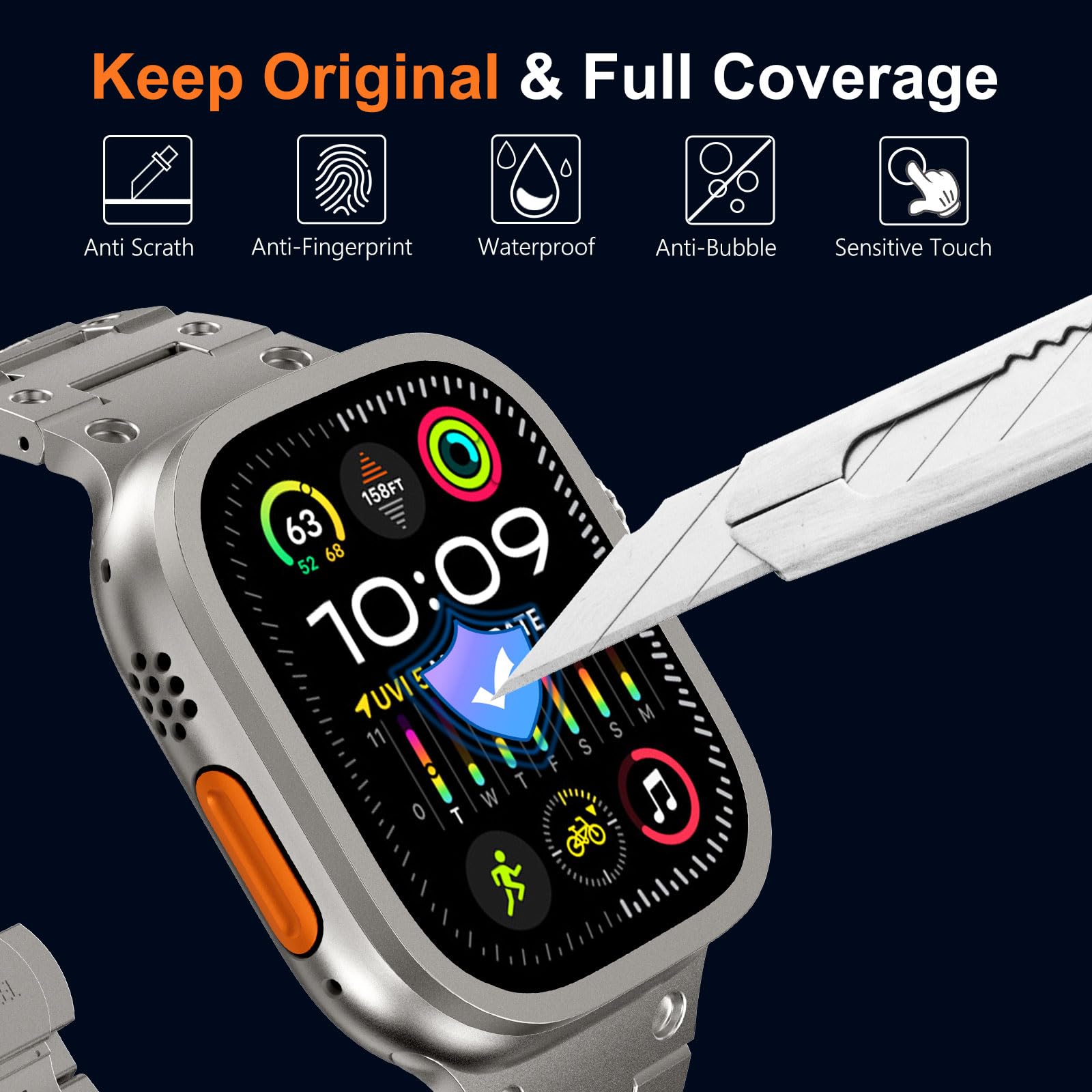 Tempered Glass for Apple Watch - Smartwatch Apple Watches For Women recension och pris