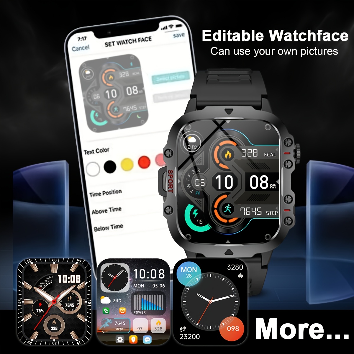 New Smart Watch, Equipped with - Smartwatch Watches Wallpaper recension och pris
