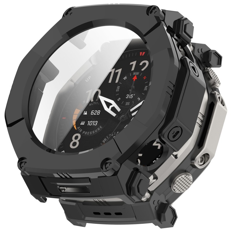 PC+Tempered Glass Case for Ama - Smartwatch Watches Amazfit recension och pris