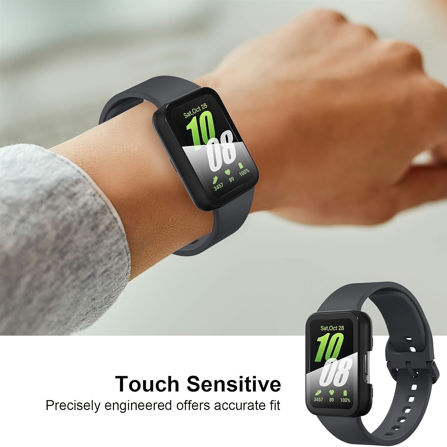 Glass+Case for Samsung Galaxy  - Smart Watch Screen Protector recension och pris