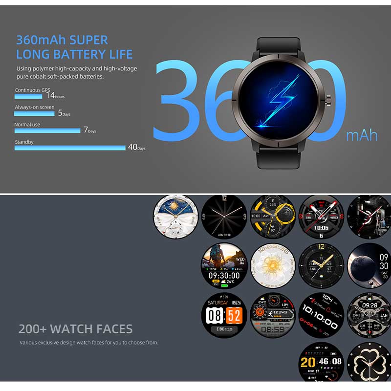 2026 GPS Smart Watch AMOLED 1. - Hybrid Smartwatch recension och pris