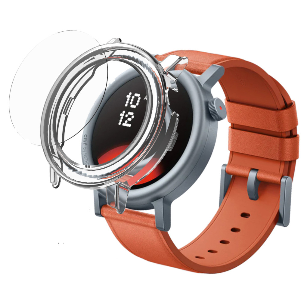 Hard Edge Shell Glass Screen P - Smartwatch Nothing Watches recension och pris