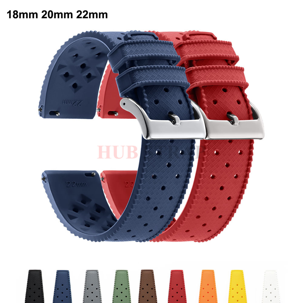 18mm 20mm 22mm Tropical Silico - Watches Rolex Smartwatch recension och pris
