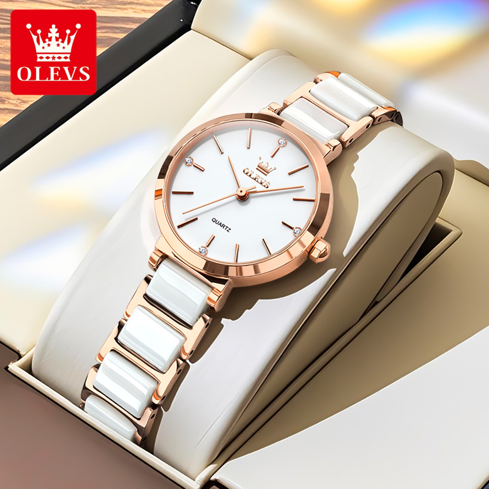 OLEVS Women Watch 5877 Luxury  - Luxury Ceramic Watch recension och pris