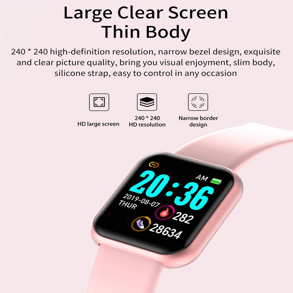 Sport Bluetooth Smart Watches  - Watch Smart Y68 recension och pris