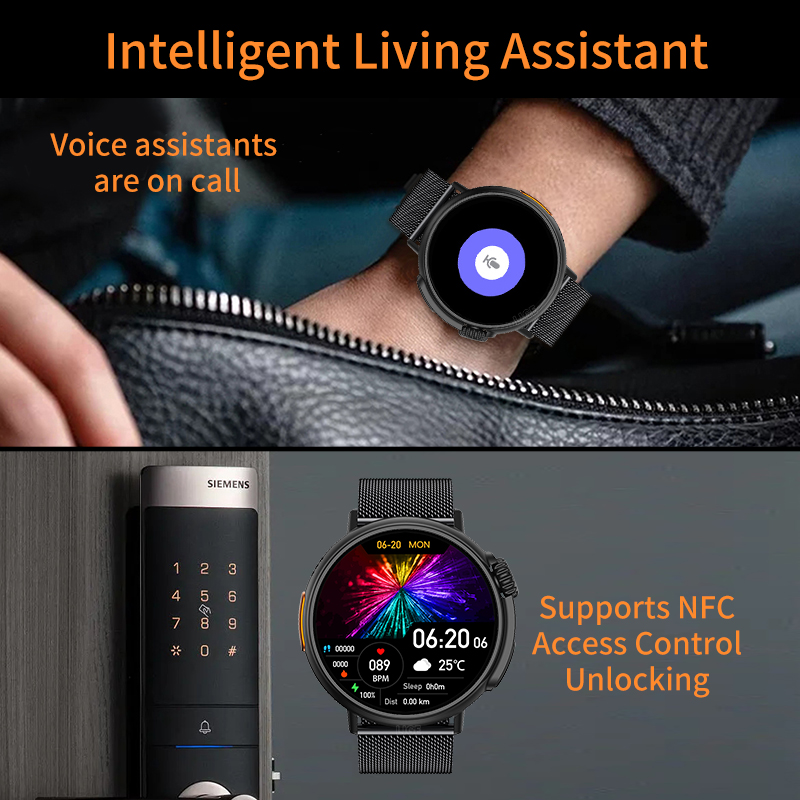 New NFC Luxury Military Women  - Hybrid Smartwatch recension och pris