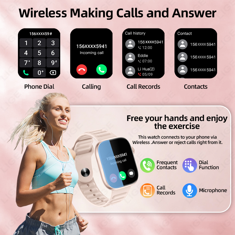 LIGE 2026 NEW Smart Watch Hear - Couple Watches Smartwatch recension och pris