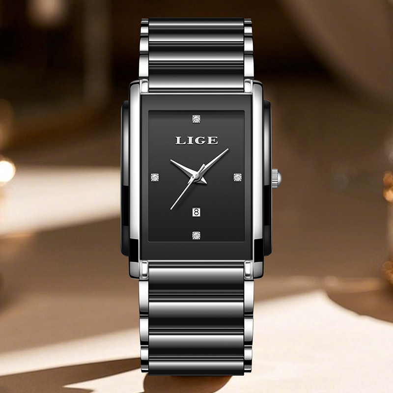 LIGE New Luxury Women Watches  - Luxury Ceramic Watch recension och pris