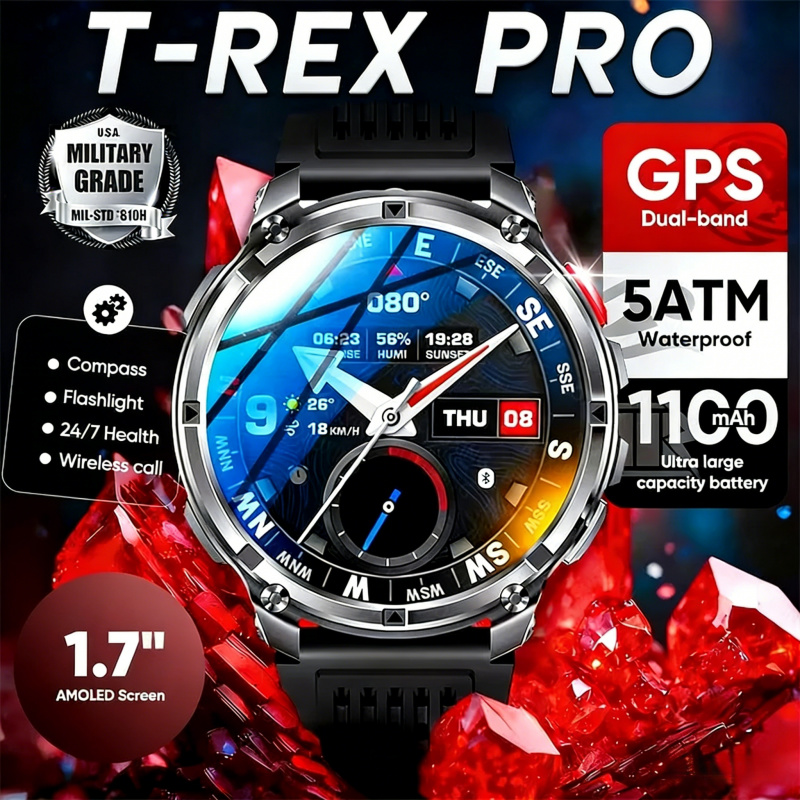 Outdoors Military Smart Watche - Smartwatch Watches Wallpaper recension och pris