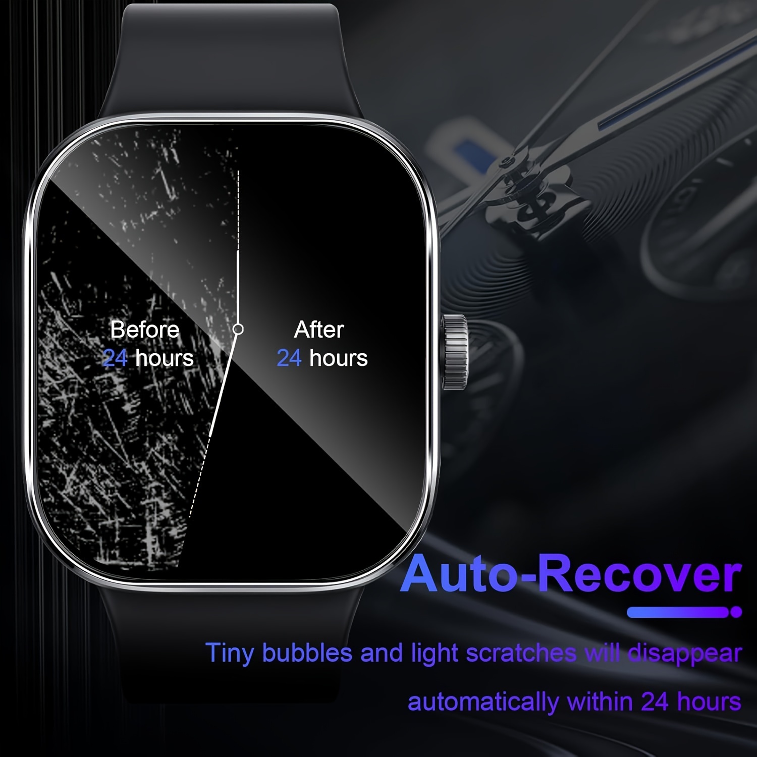 3-5Pcs Premium Tempered Glass  - Smart Watch Screen Protector recension och pris