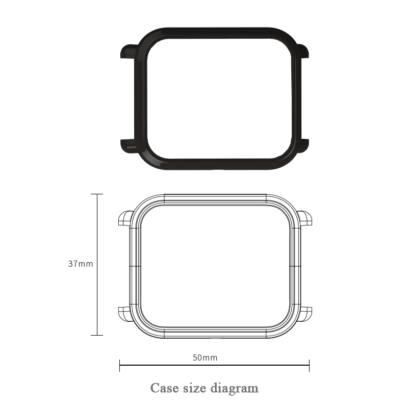 Case Cover for Amazfit Bip Ban - Smartwatch Watches Amazfit recension och pris