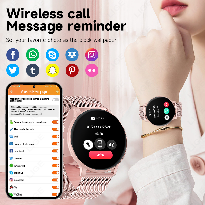 2026 New Women Bluetooth Call  - Smartwatch Health Watches recension och pris