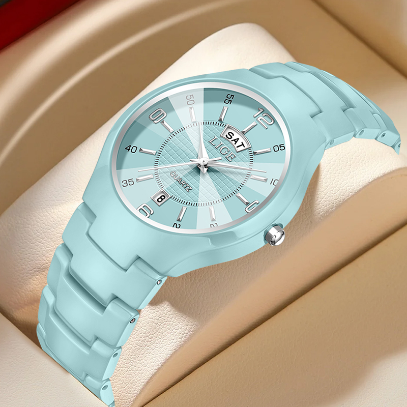LIGE Luxury Elegant Quartz Wom - Luxury Ceramic Watch recension och pris