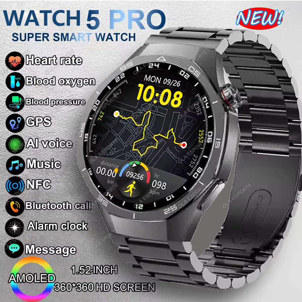 New Watch 5 Pro Smart Watch 1. - Smartwatch Watches For Women With Gps recension och pris