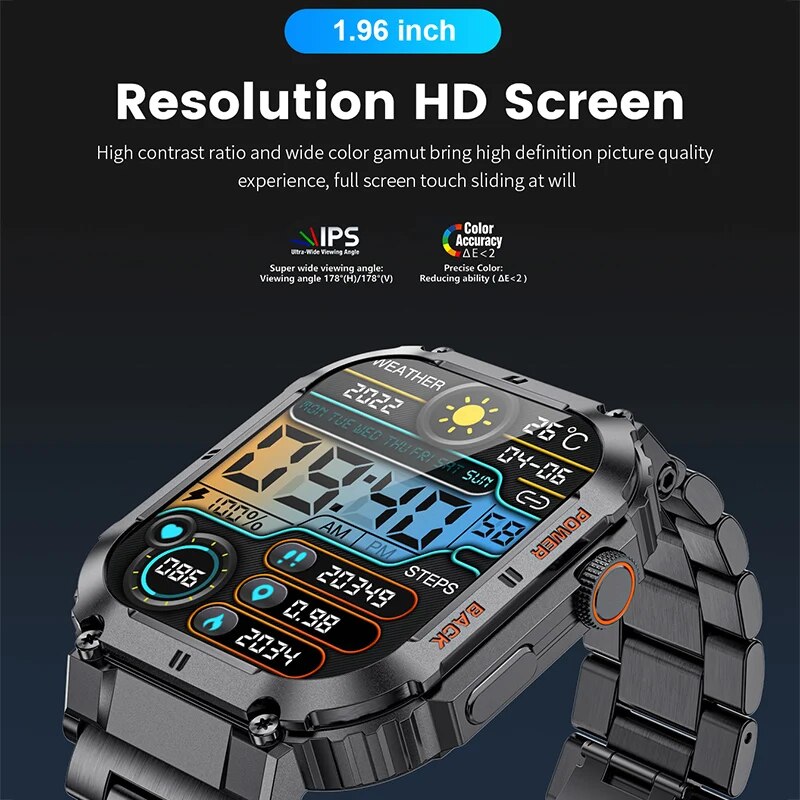 LIGE Outdoor Sports Fitness Sm - Smartwatch Digital Watches For Men recension och pris
