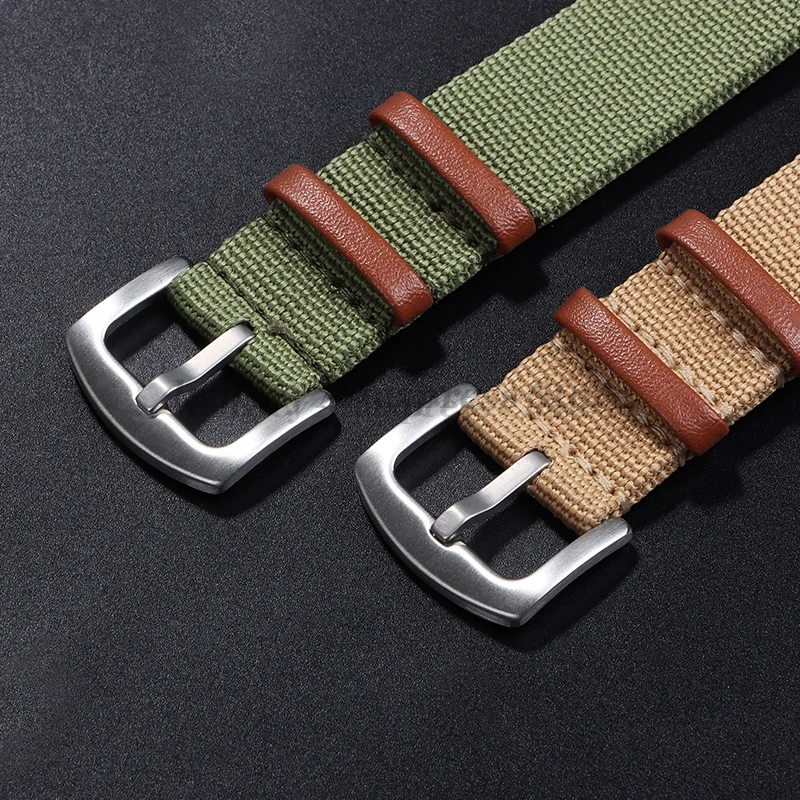 20mm 22mm Canvas Nylon Patch L - Watches Rolex Smartwatch recension och pris
