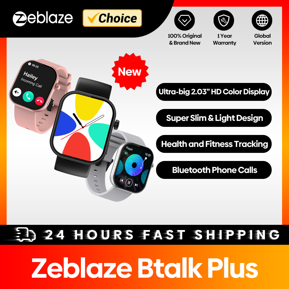 New Zeblaze Btalk Plus Voice C - Hybrid Smartwatch recension och pris