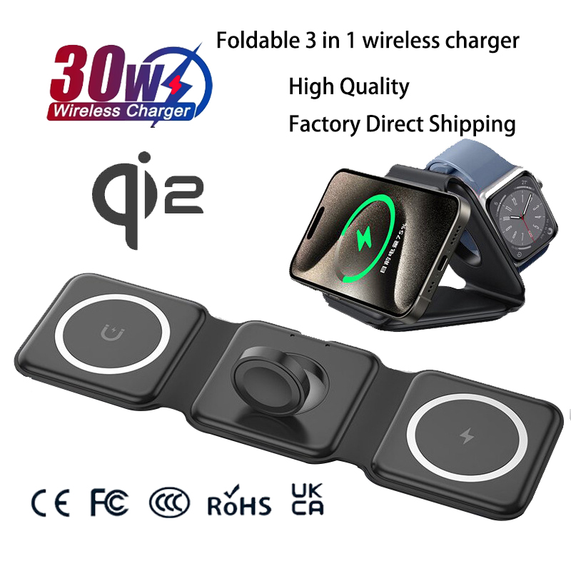 Universal Qi2 Magnetic Foldabl - Smartwatch Apple Watch recension och pris