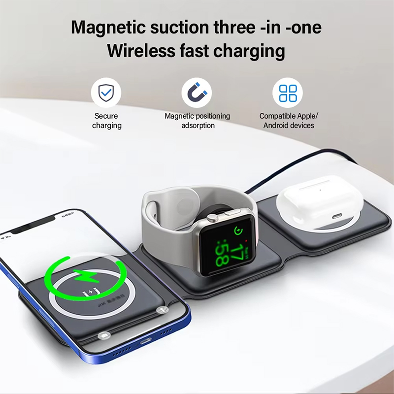 Universal Qi2 Magnetic Foldabl - Smartwatch Apple Watch recension och pris
