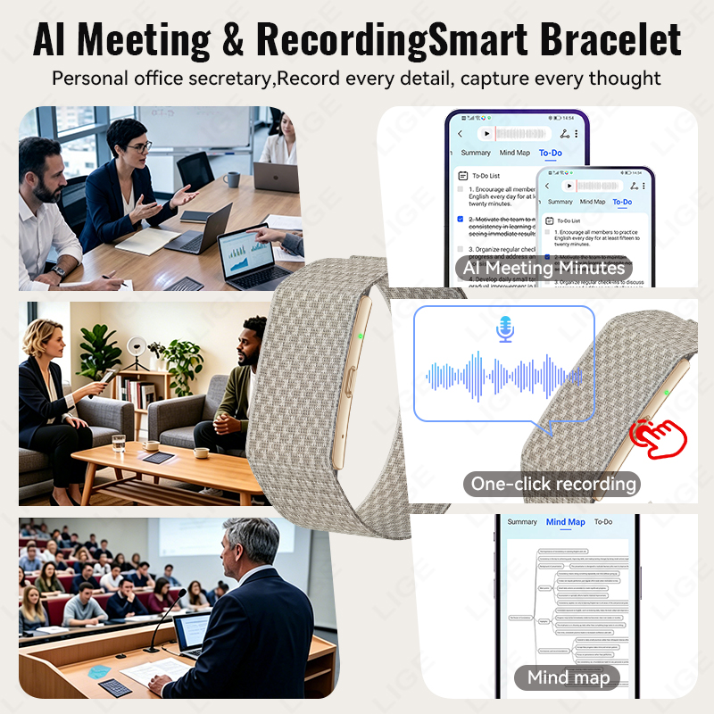 Women Sports Band AI Recording - Smartwatch Noise Watches For Women recension och pris