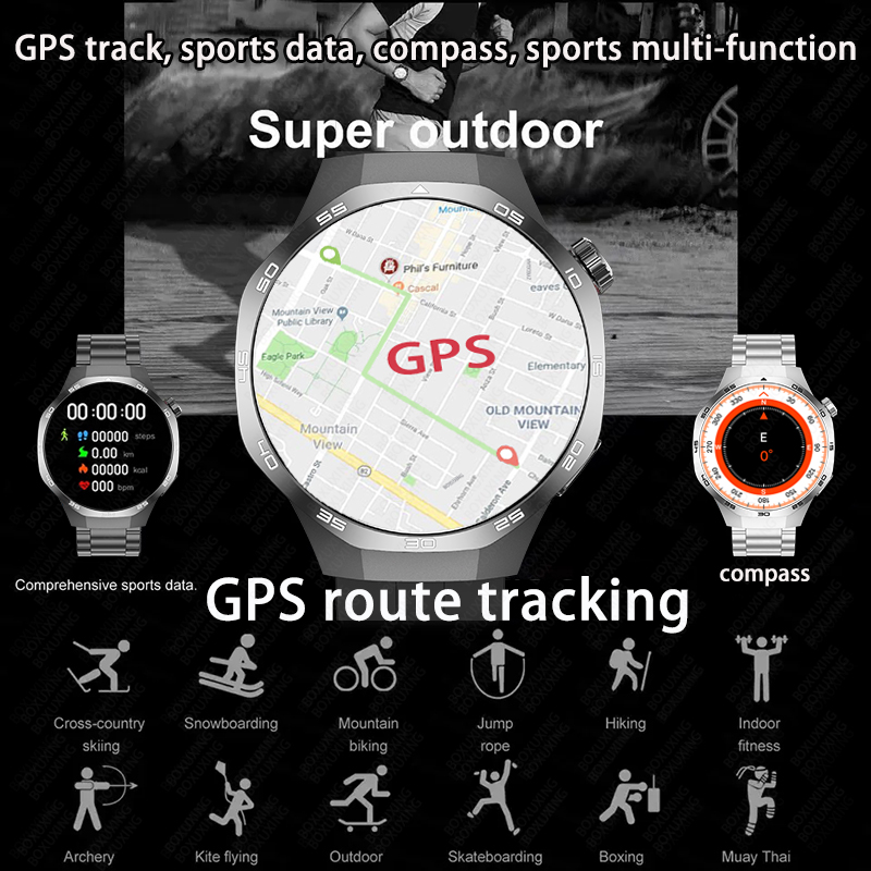2026 New BOXUXING Watch 5 MAX  - Smartwatch Watches For Women With Gps recension och pris