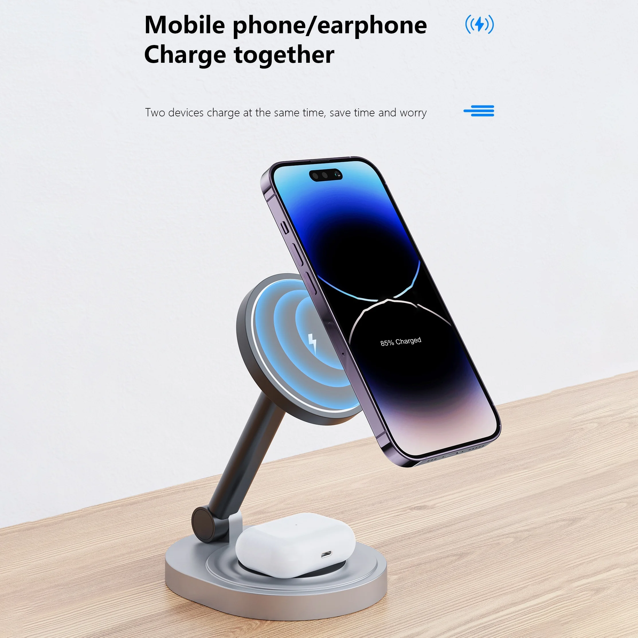 2 In 1 Magnetic Wireless Charg - Smartwatch Apple Watch recension och pris