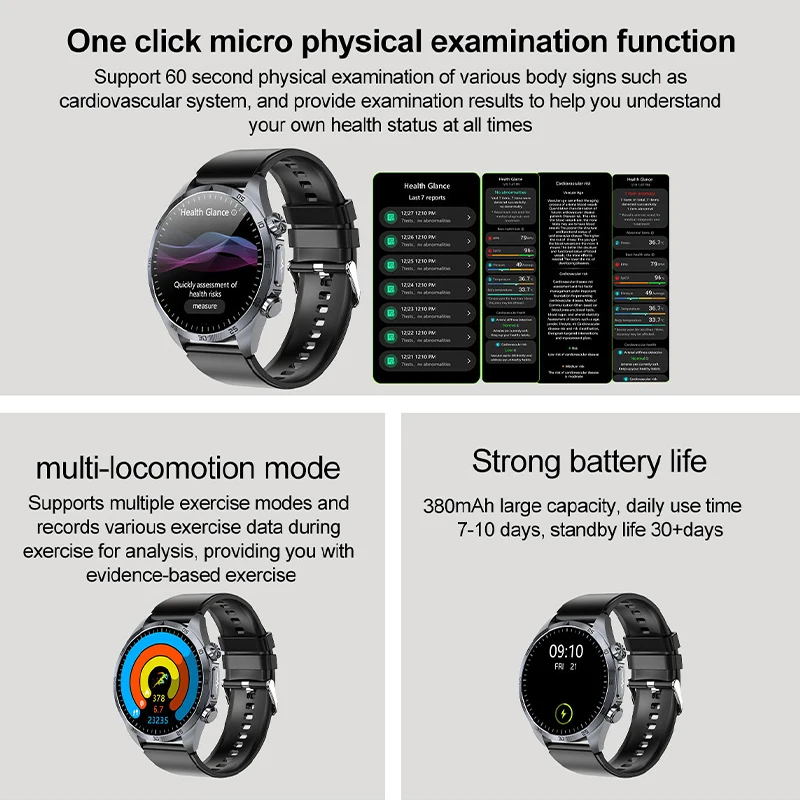 New ECG+PPG Smart Watch Pulse  - Smartwatch Online Watches For Men recension och pris