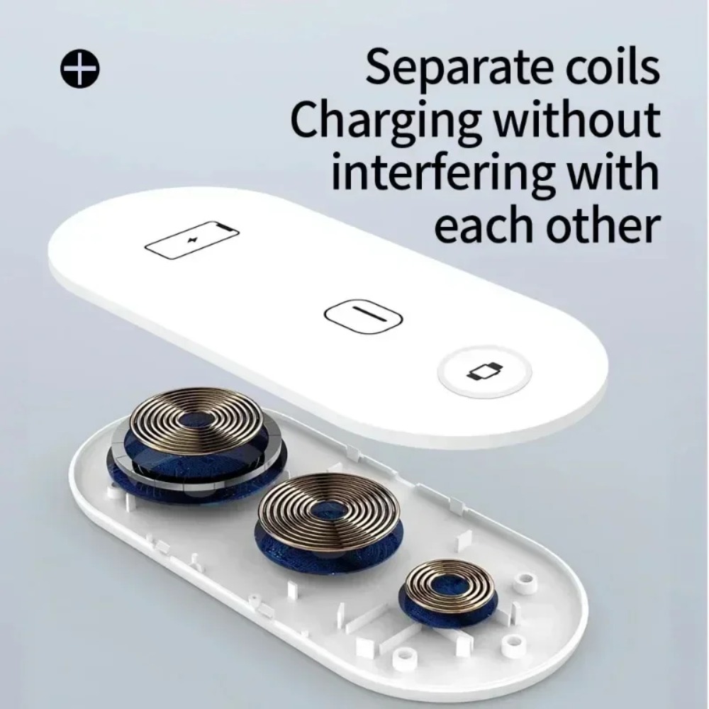 3-in-1 Wireless Charging Pad F - Smartwatch Apple Watch recension och pris