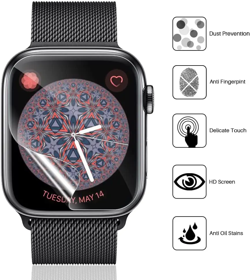 Screen Protector for Apple Wat - Smart Watch Screen Protector recension och pris