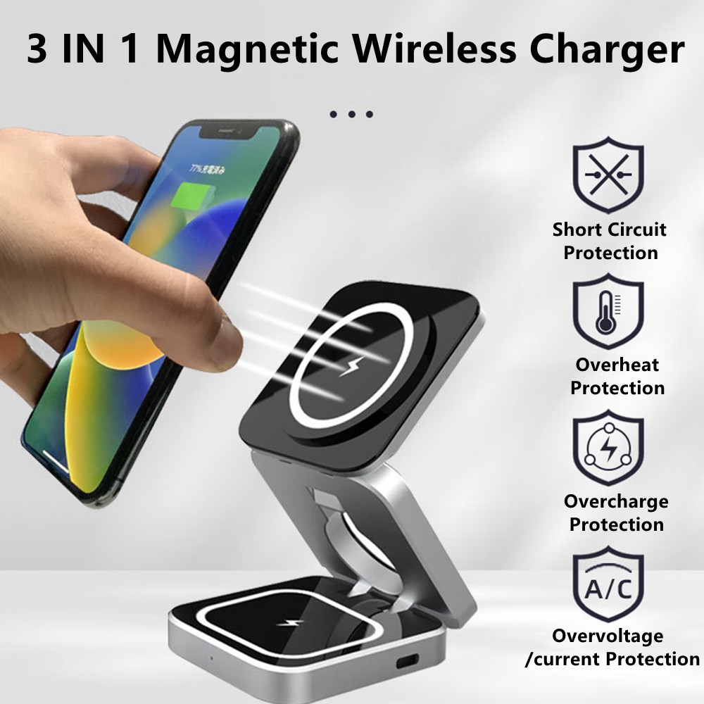 Foldable Magnetic Wireless Cha - Smartwatch Apple Watch recension och pris