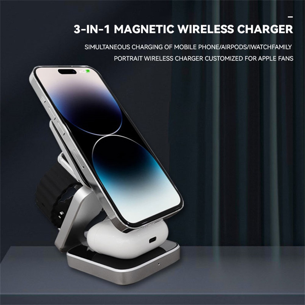Foldable Magnetic Wireless Cha - Smartwatch Apple Watch recension och pris