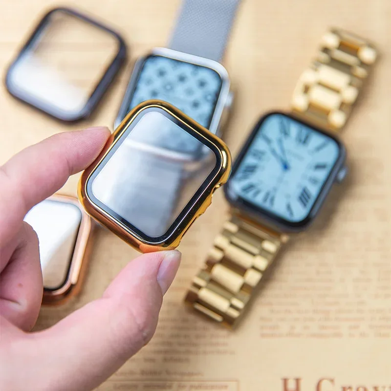 Glass+case For Apple Watch ban - Smartwatch Apple Watches For Women recension och pris